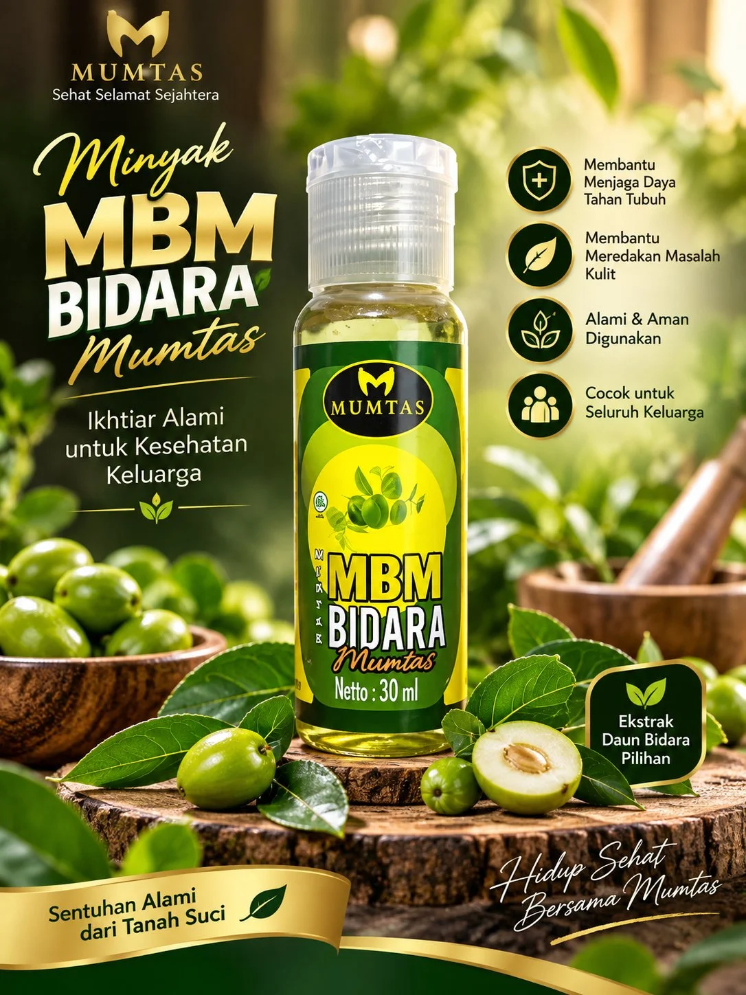 MINYAK BIDARA MUMTAS