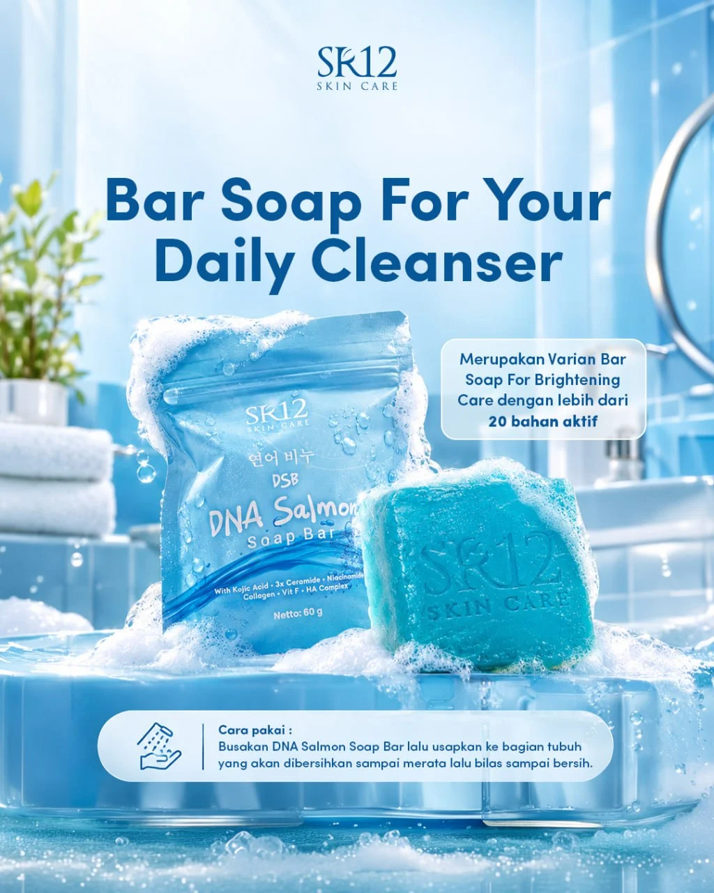 DNA Salmon Soap Bar 60g