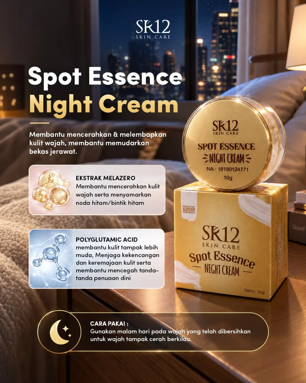 Spot Essence Night Cream 15g