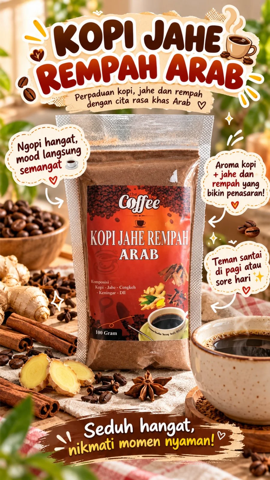KOPI JAHE REMPAH ARAB