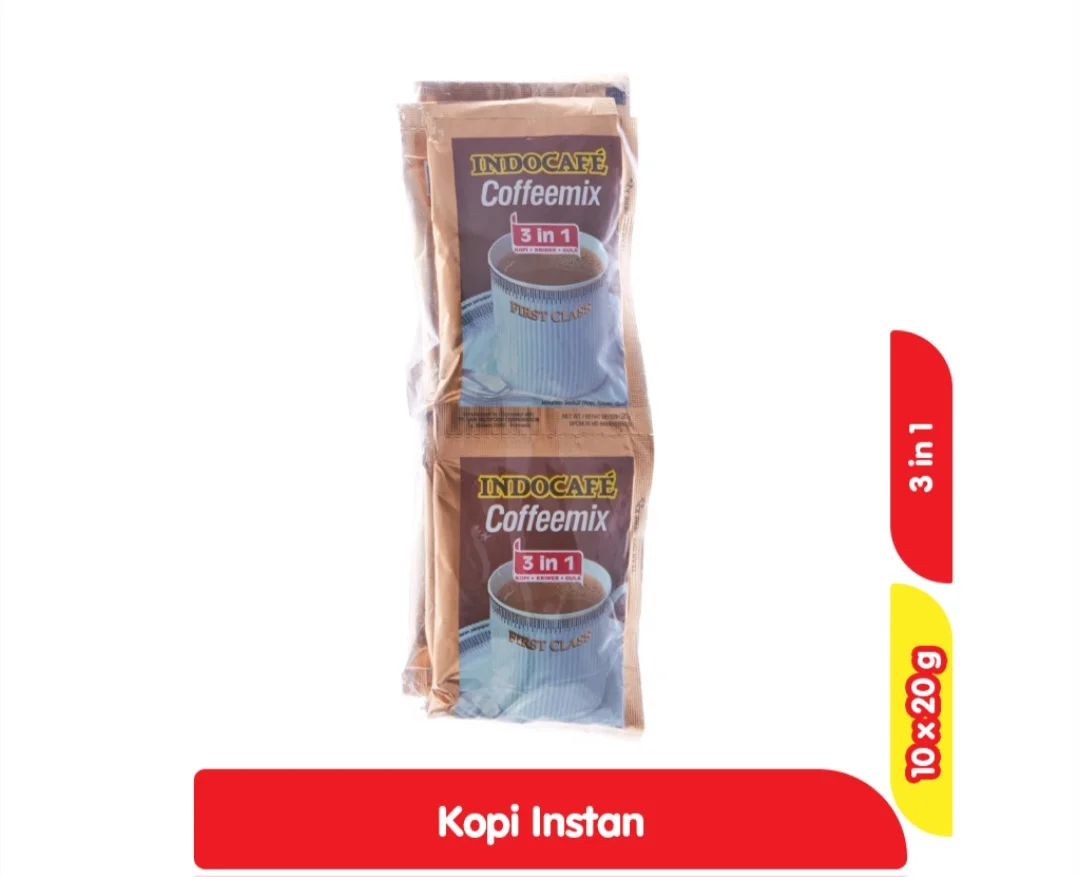 Indocafe Coffeemix Kopi 3in1 saset 10 x 20g