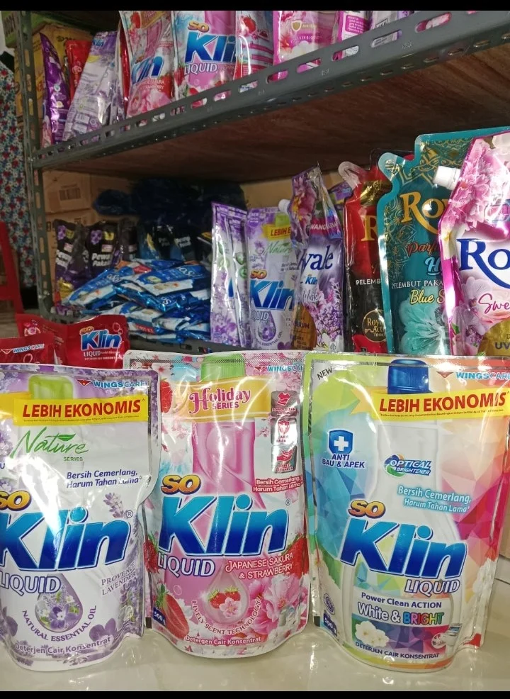 Soklin liquid kemasan
