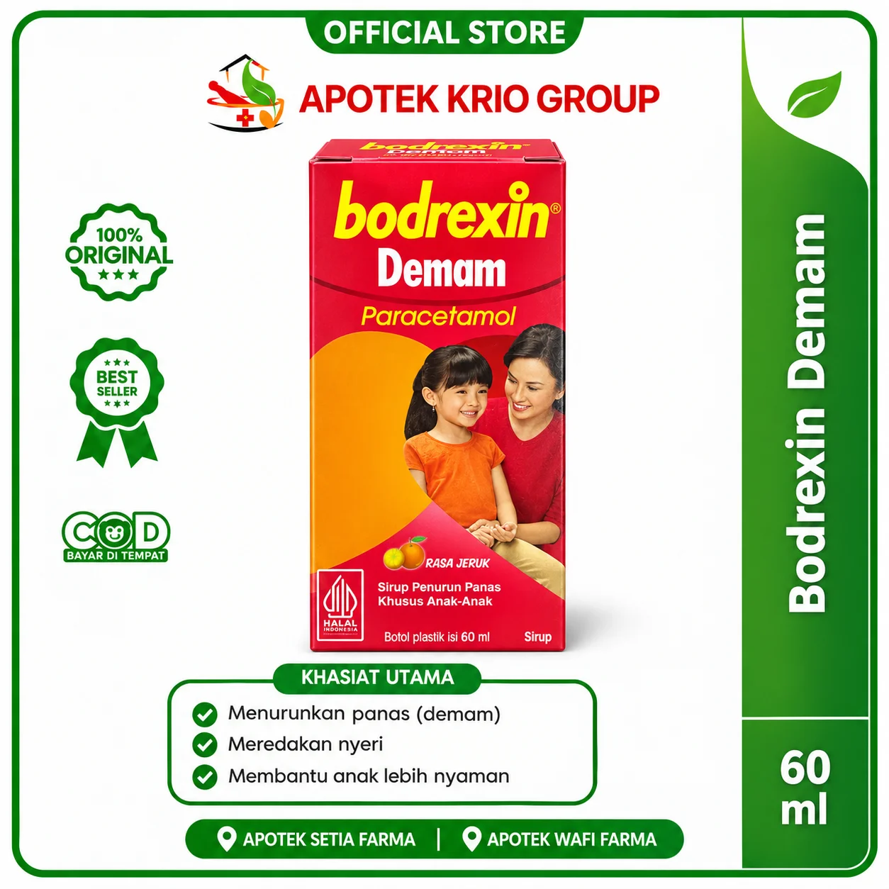 BODREXIN DEMAM 60 ml
