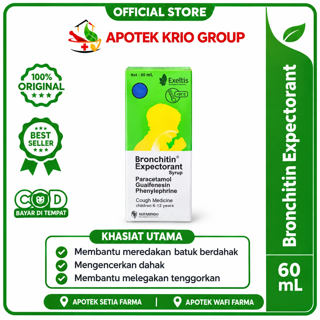 BRONCHITIN EKSPETORAN 60ML