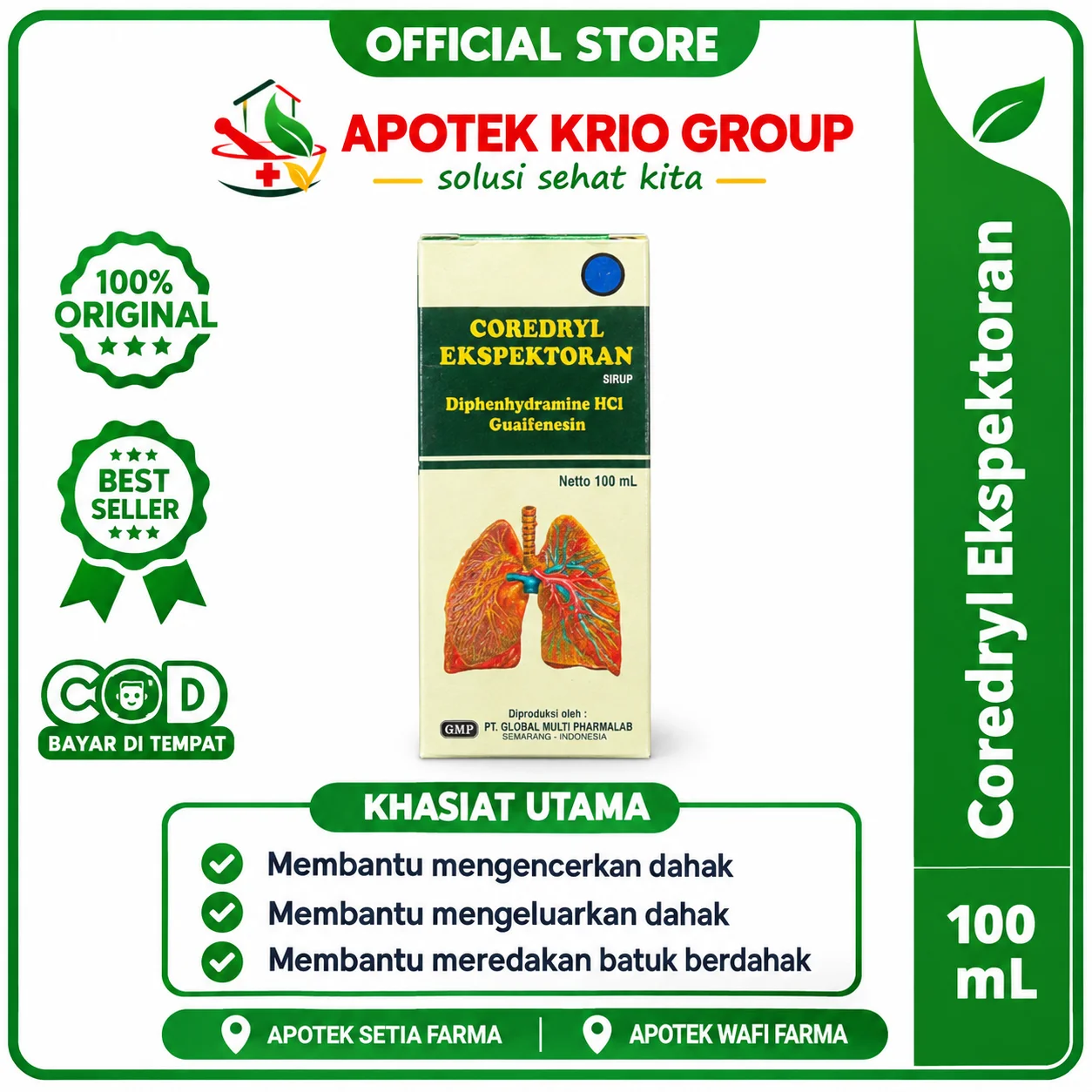 COREDRYL EKSPETORAN 100ML