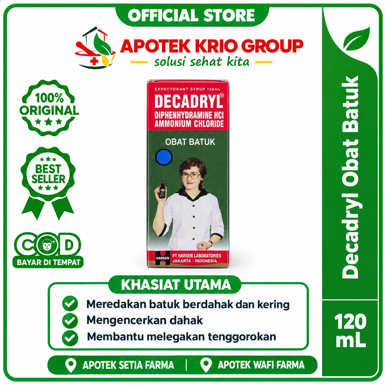 DECADRYL OBAT BATUK 120ML