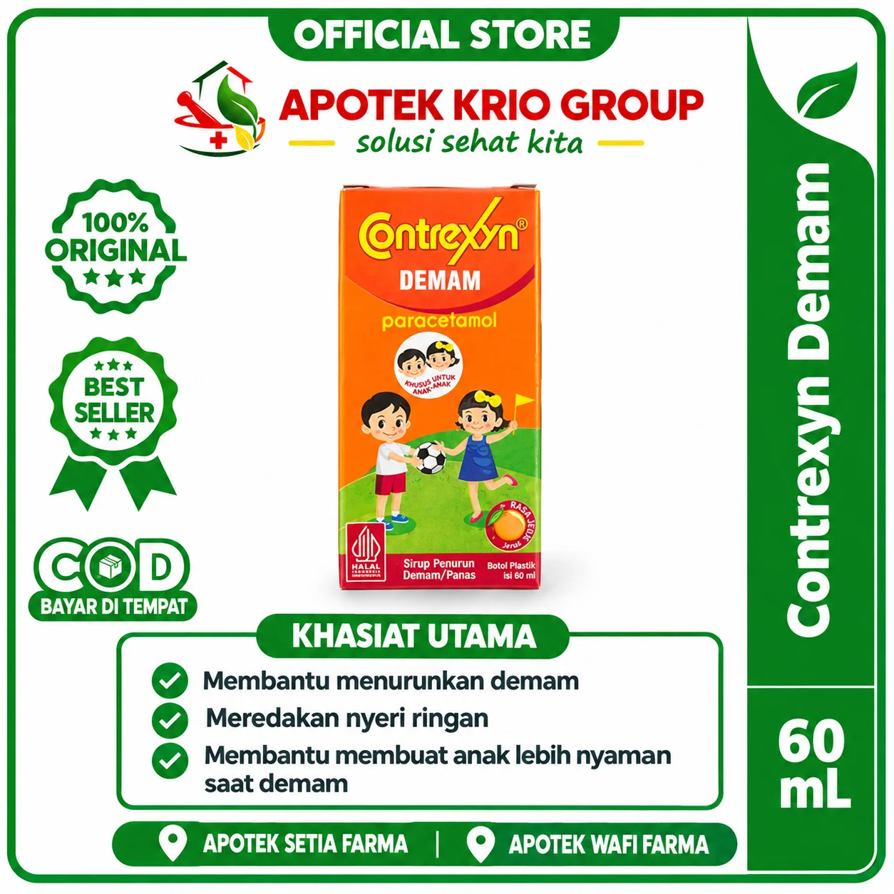 CONTREXYN DEMAM 60ML