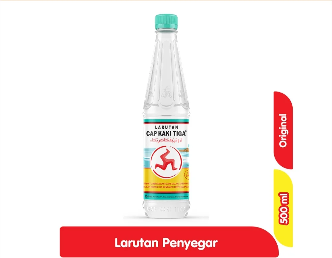 Cap Kaki Tiga Larutan Penyegar 500 ml