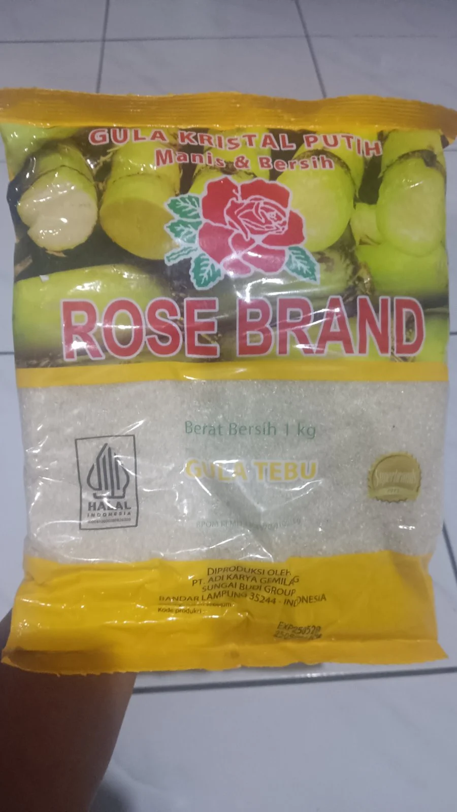 Gula rosebrand 1kg