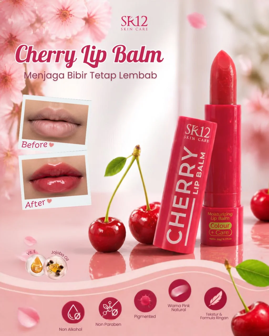 Cherry Lip Balm 3.5g