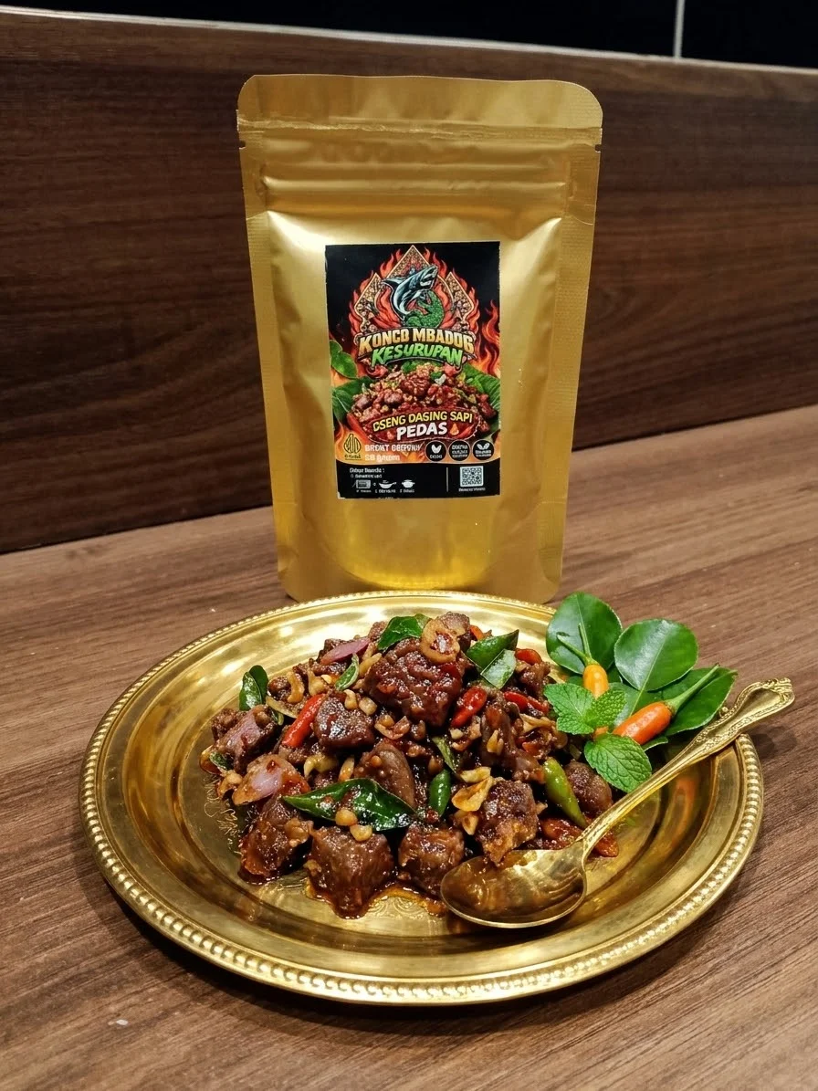 Oseng daging sapi pedas