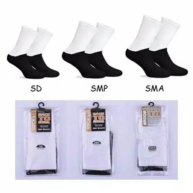 Kaos kaki SD SMP SMA putih