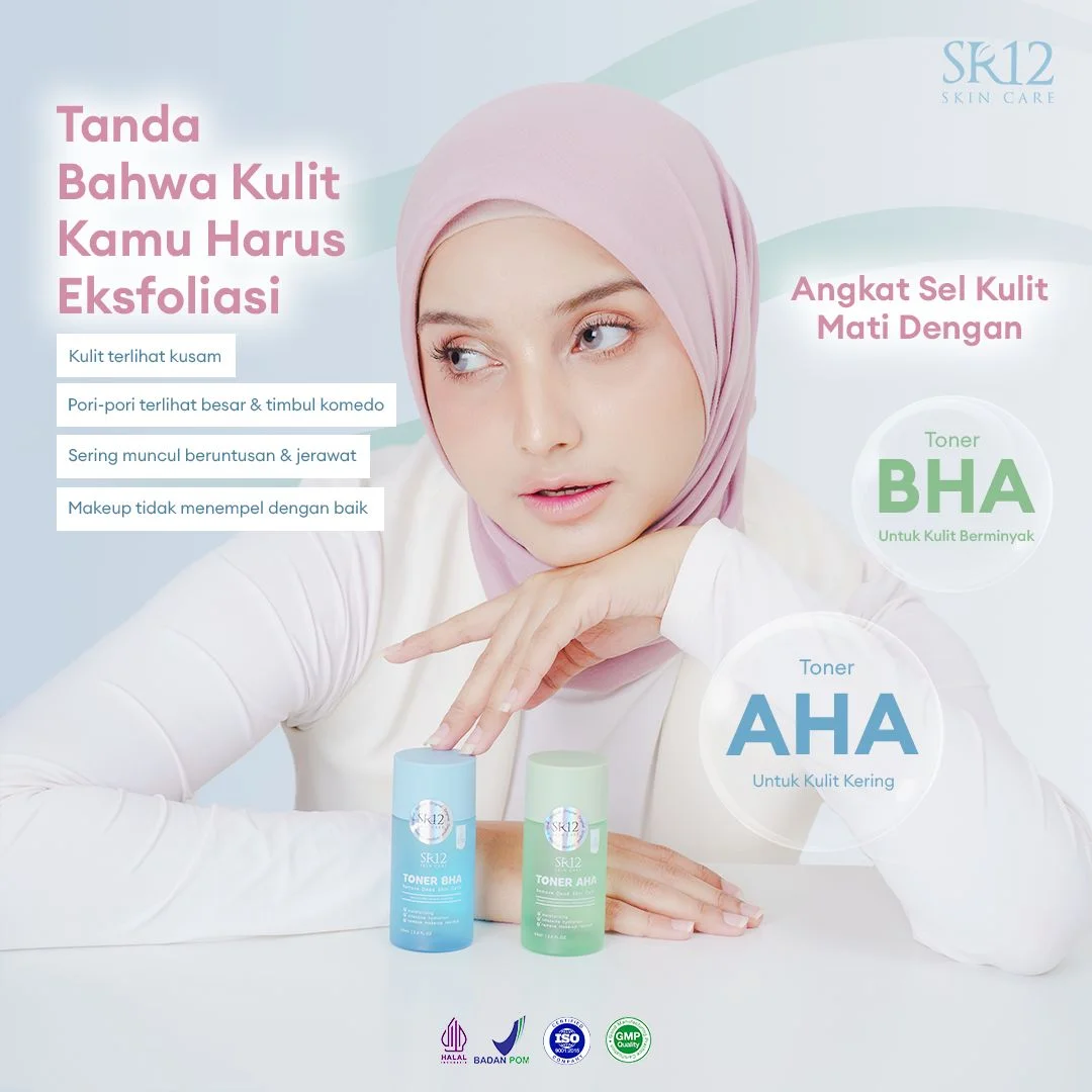 Toner AHA dan BHA 60 ml