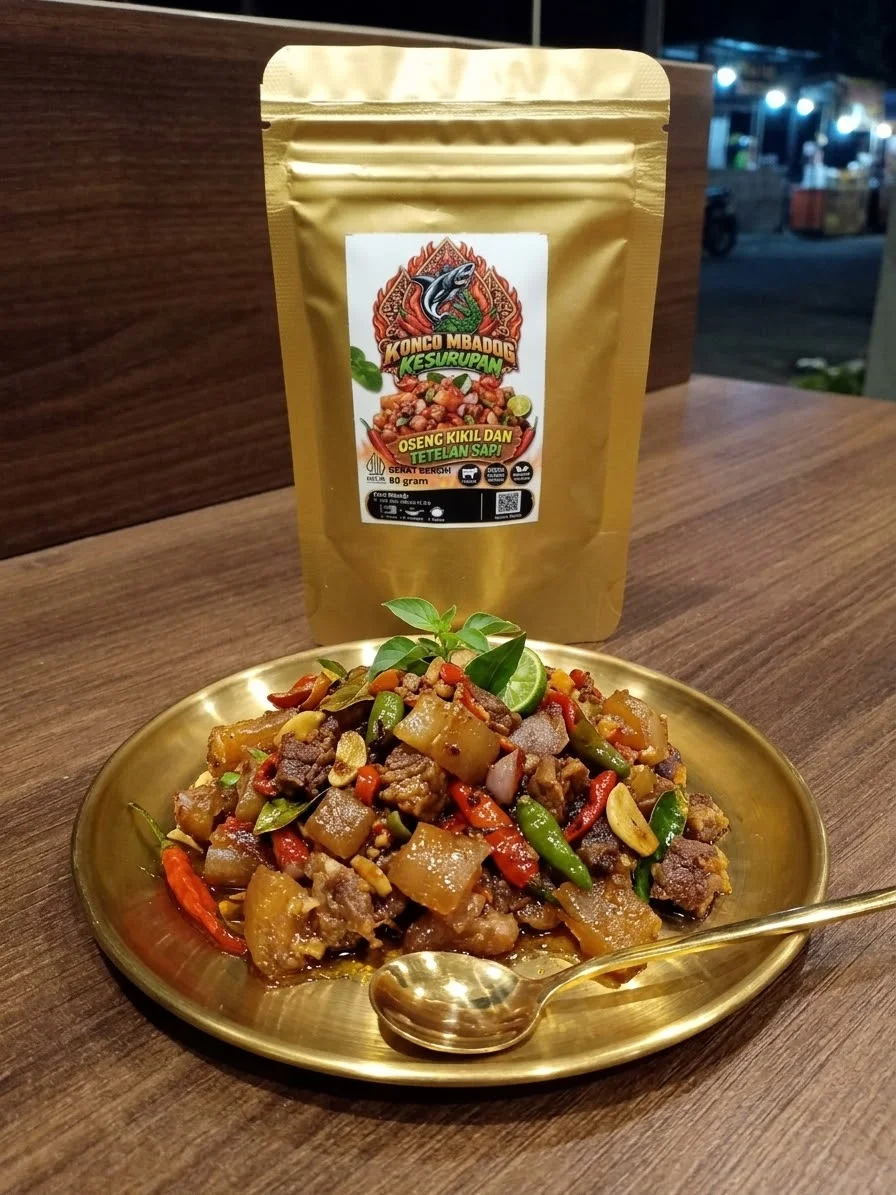 Kikil dan tetelan kepala sapi