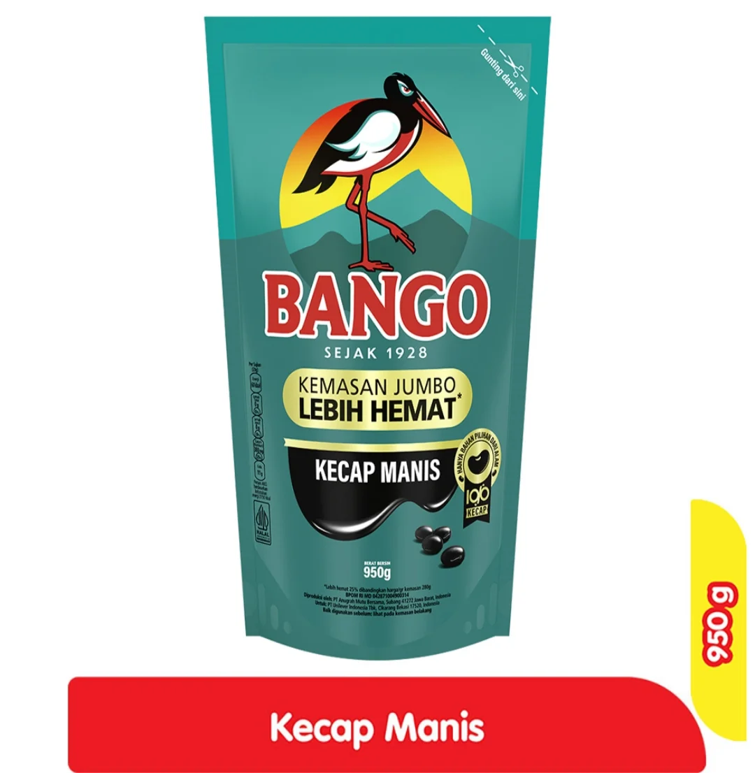 Bango kecap manis Refill 950 g