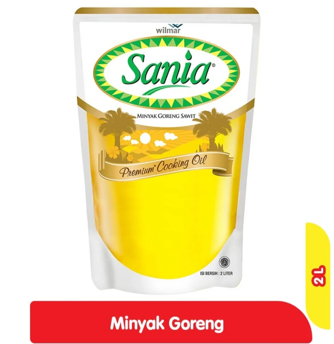Sania minyak goreng pouch 2L