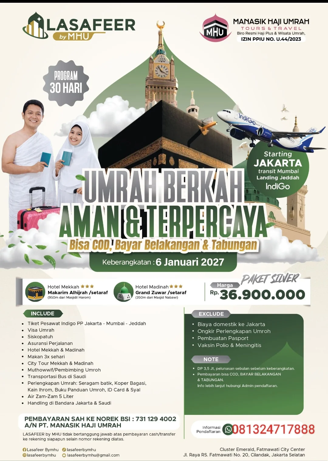 Umroh Berkah 30 hari