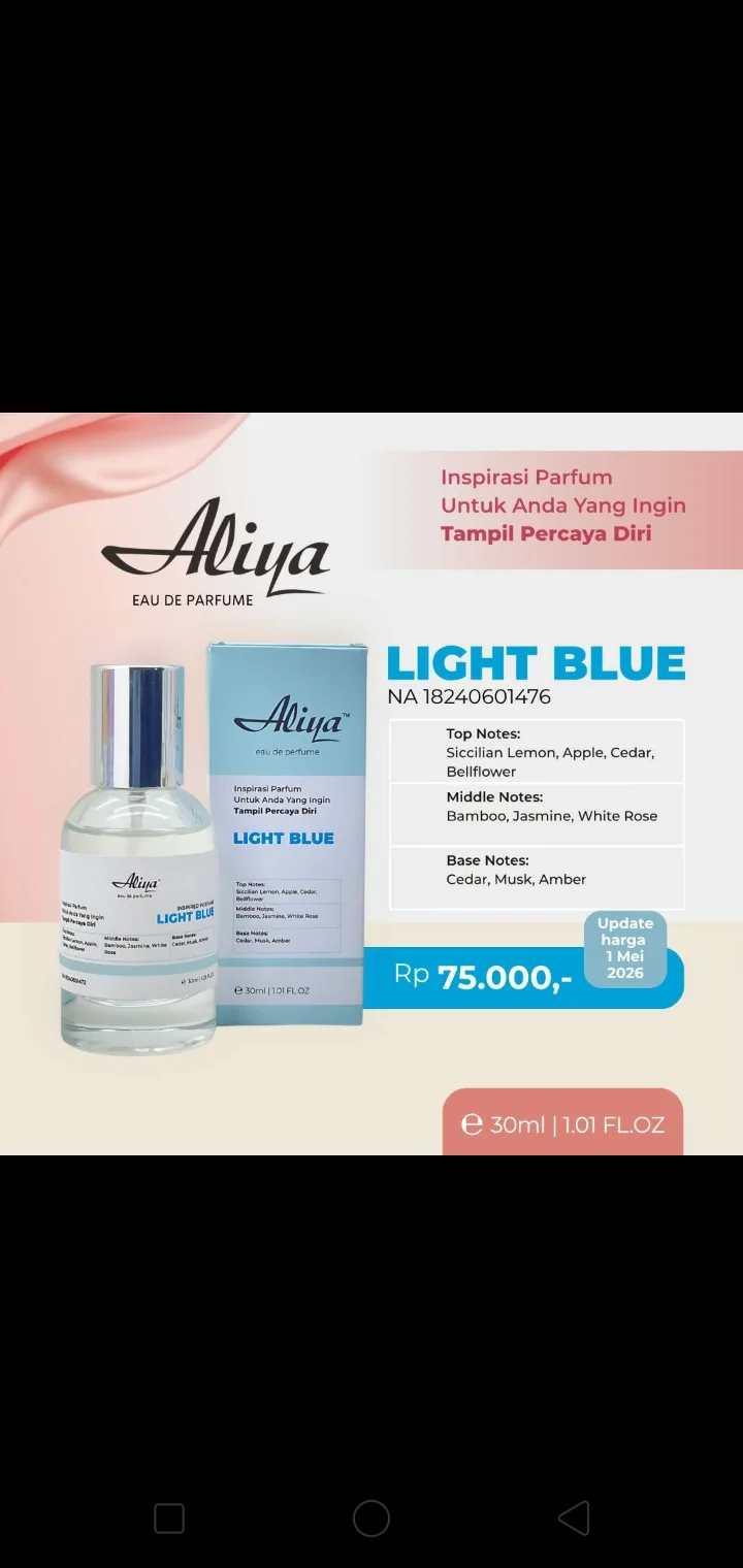 Ligh Blue Parfum