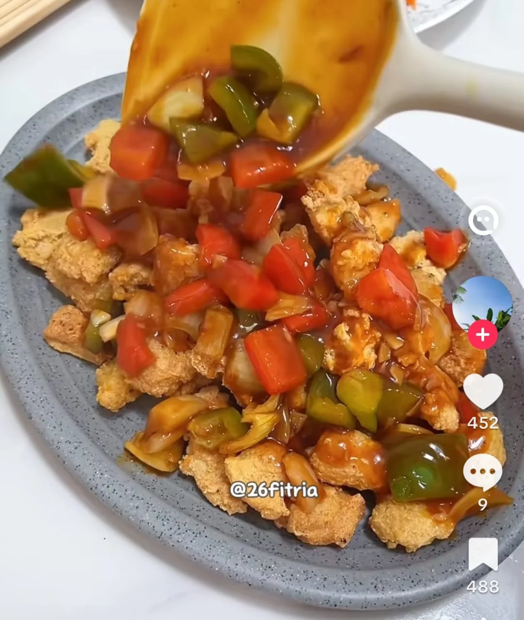 Tahu Krispy Saus Paprika