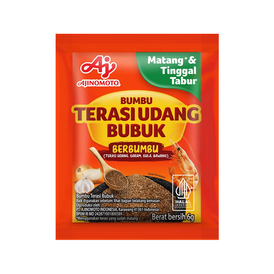 Ajinomoto Bumbu Terasi Udang Bubuk Sachet 6g
