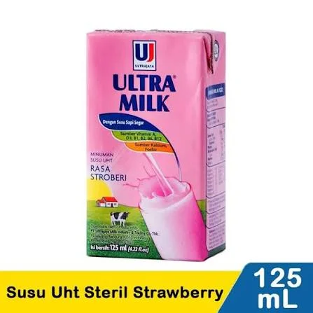UJ ultra milk stroberi 125 ml