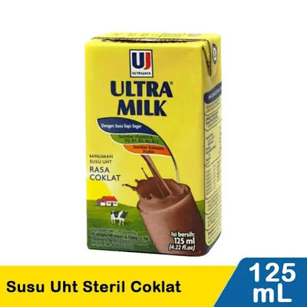 UJ ultra milk coklat 125 ml