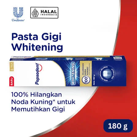 Pepsodent whitening 180g