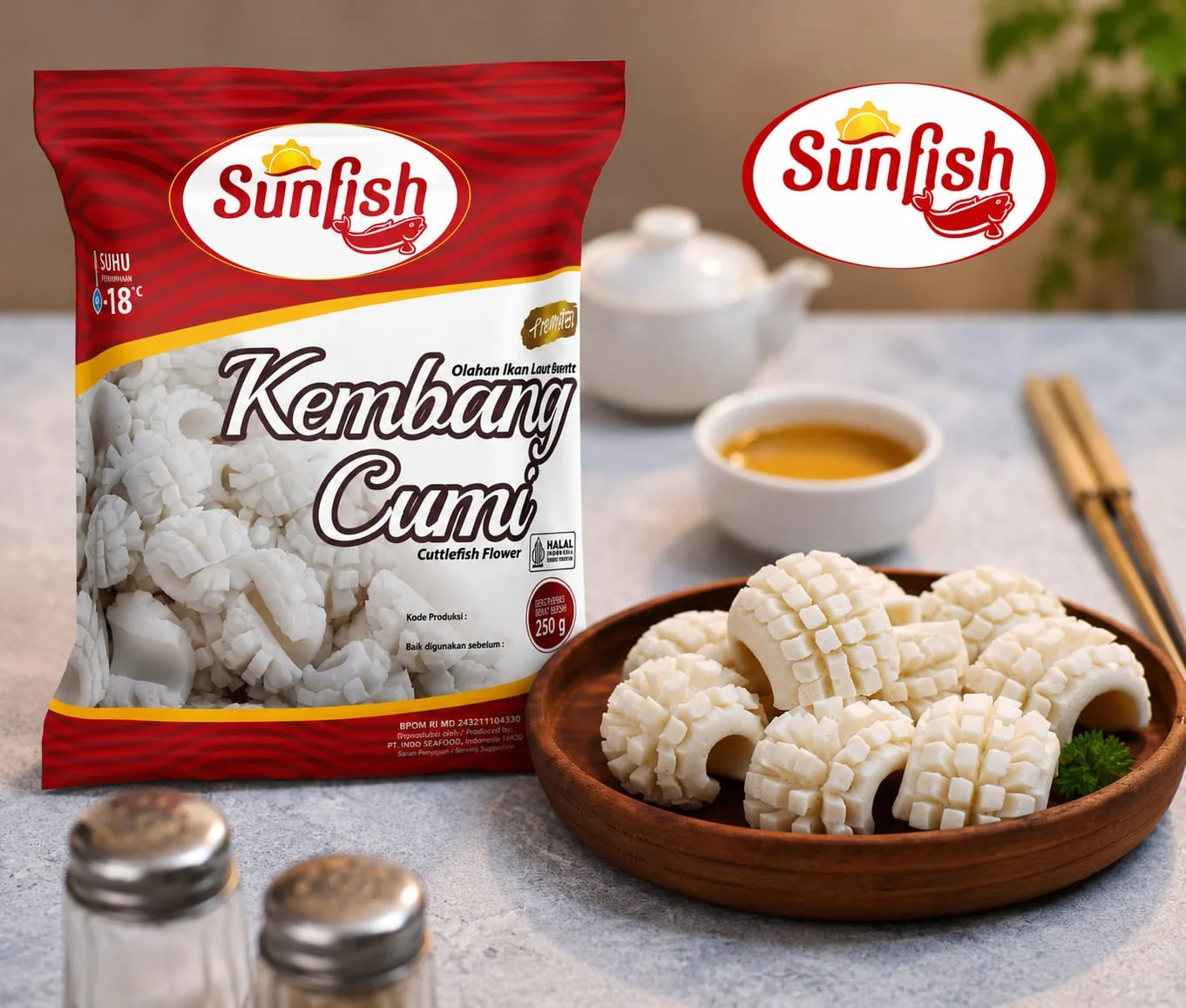 Sunfish Kembang Cumi 500gr
