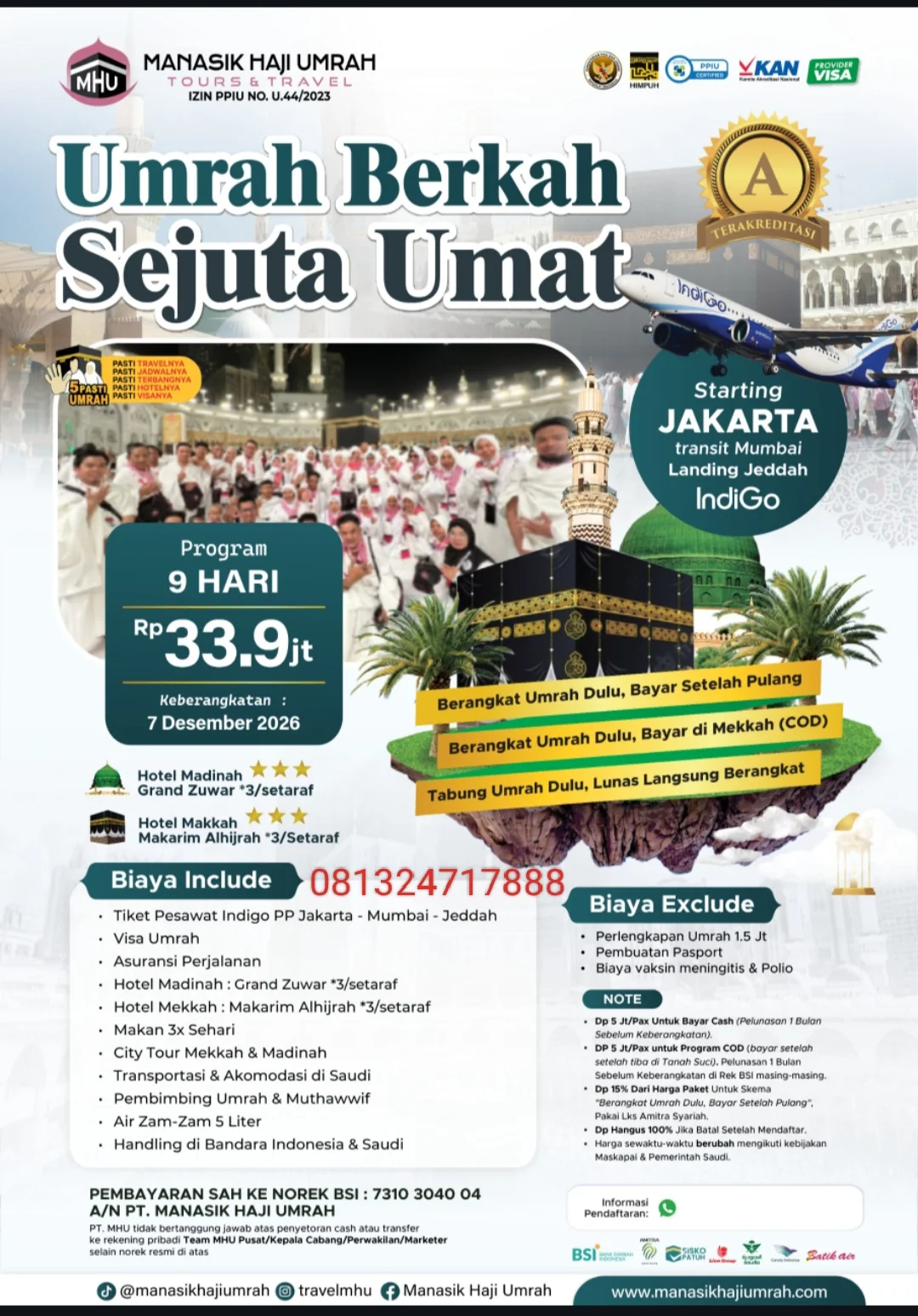 Umroh Berkah Sejuta Umat