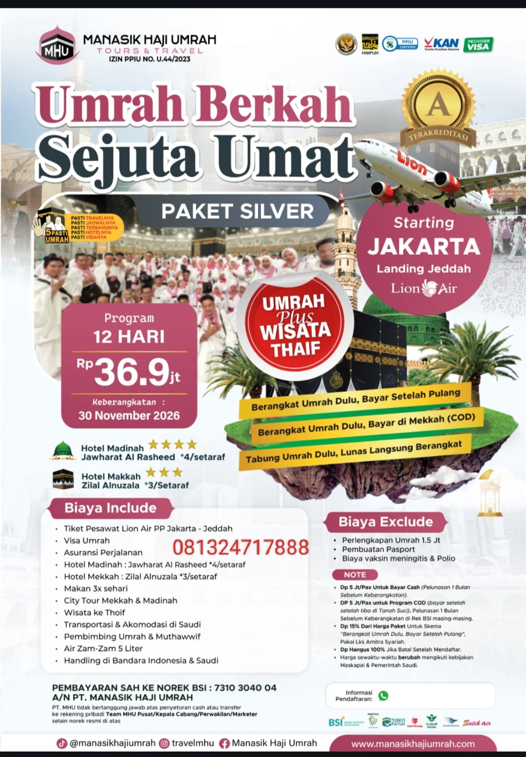 Umroh Berkah sejuta Umat