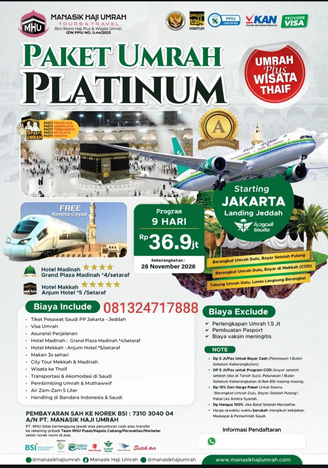 Paket Umroh Platinum