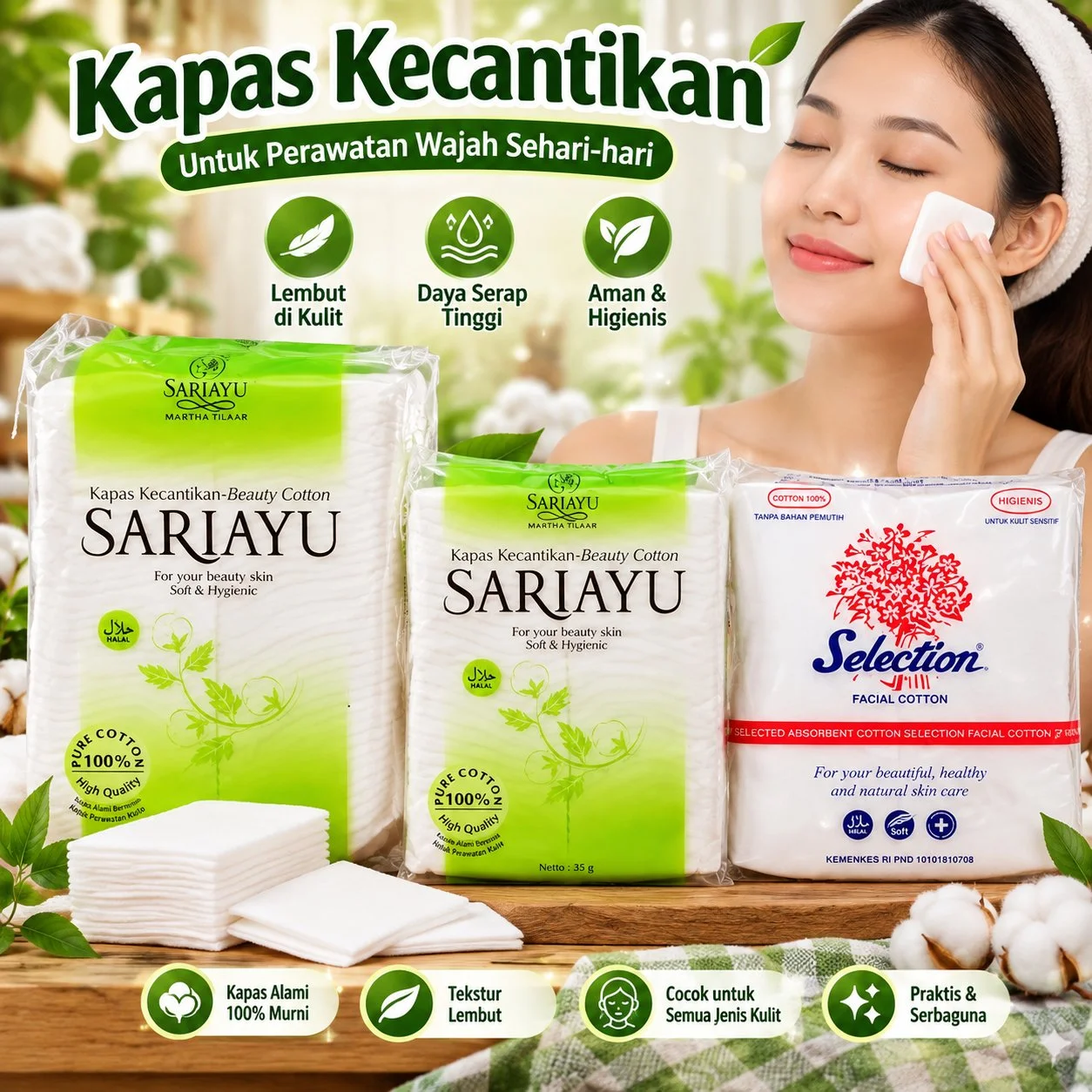 Kapas Muka (Selection&Sariayu)