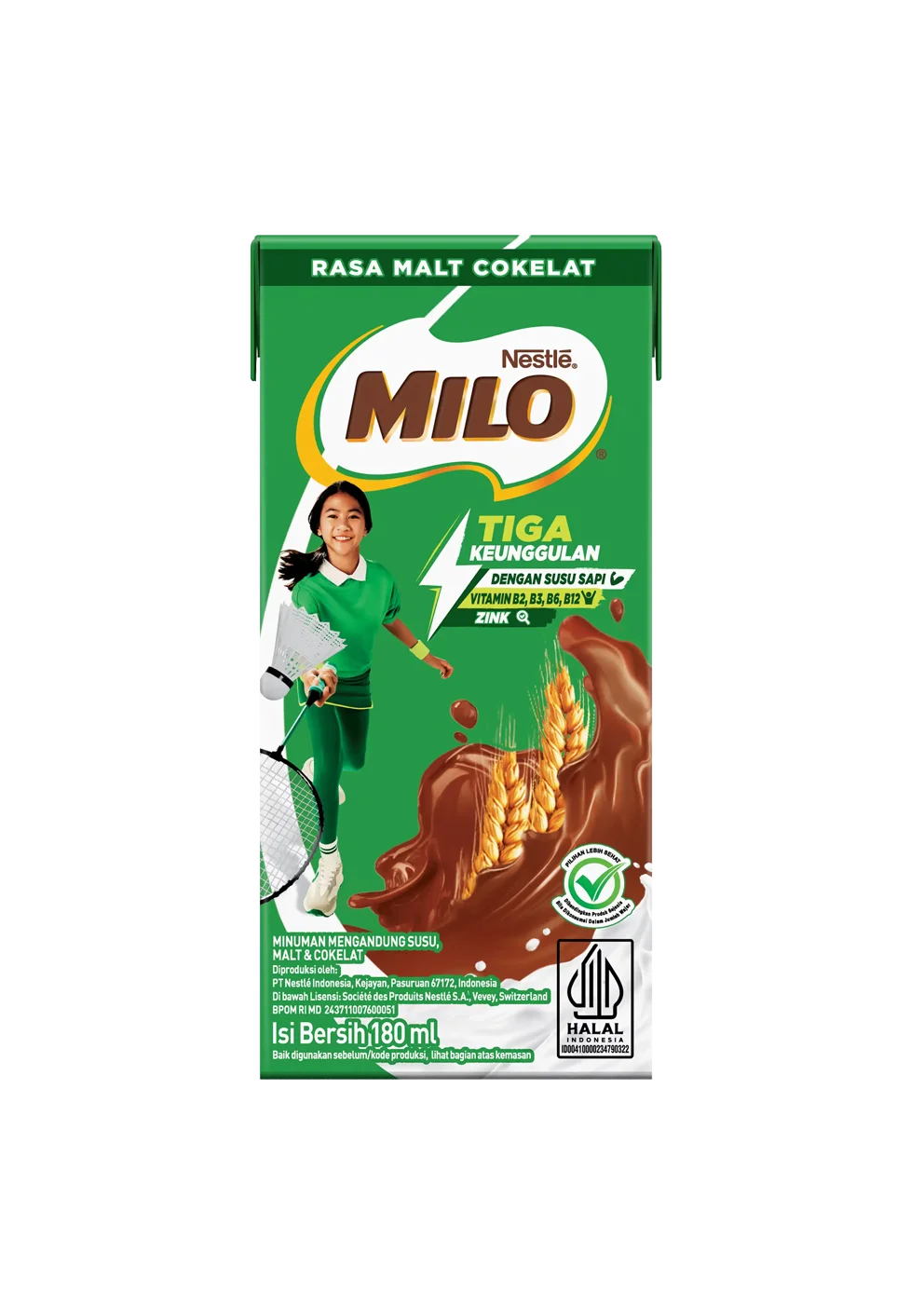 Milo malt & coklat 180 ml