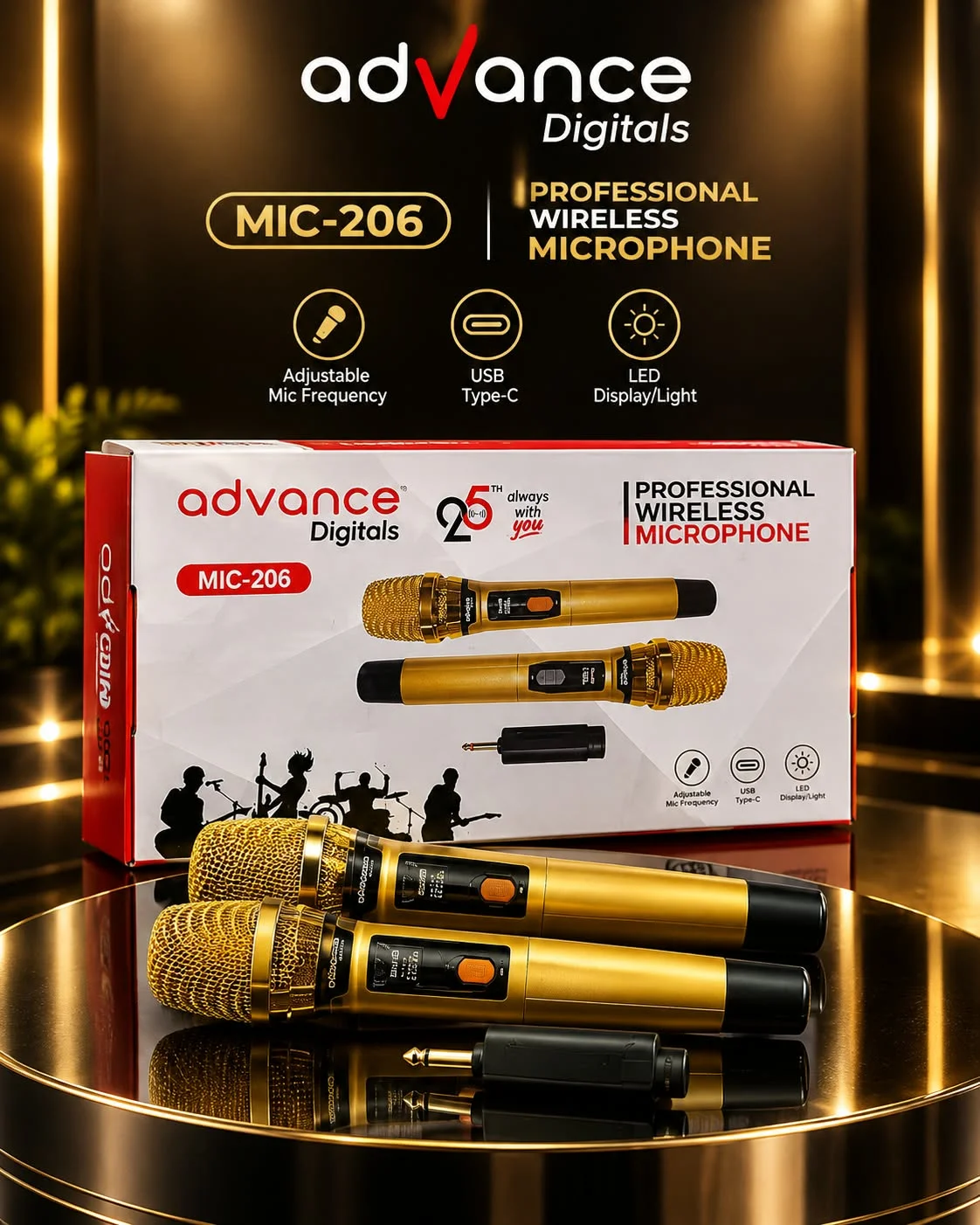 MIC BLUETOOTH ADVANCE 206