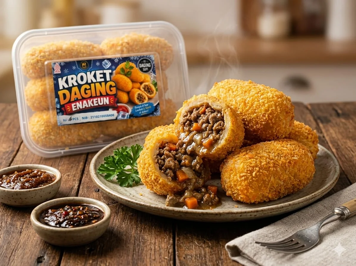 Kroket Daging isi 6pcs